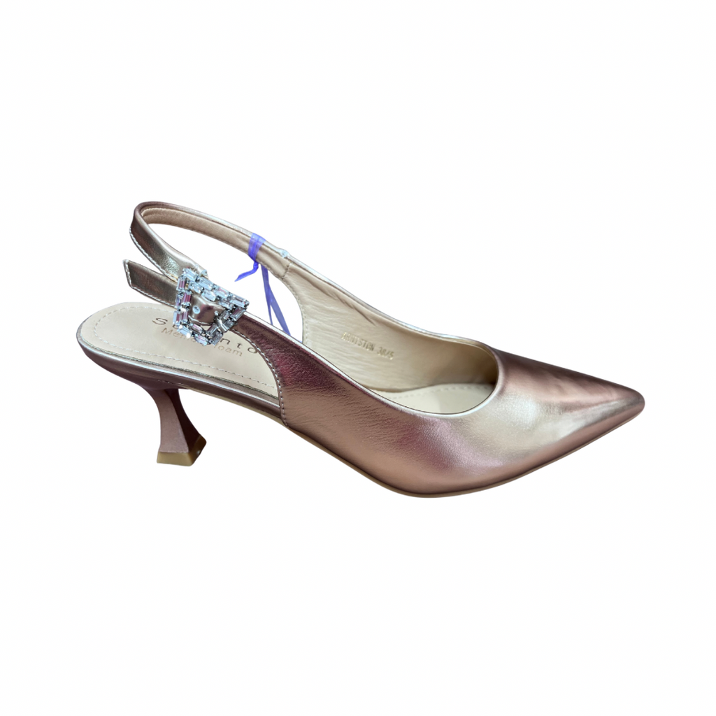 Sorento Arniston Rose Gold Slingback Shoe