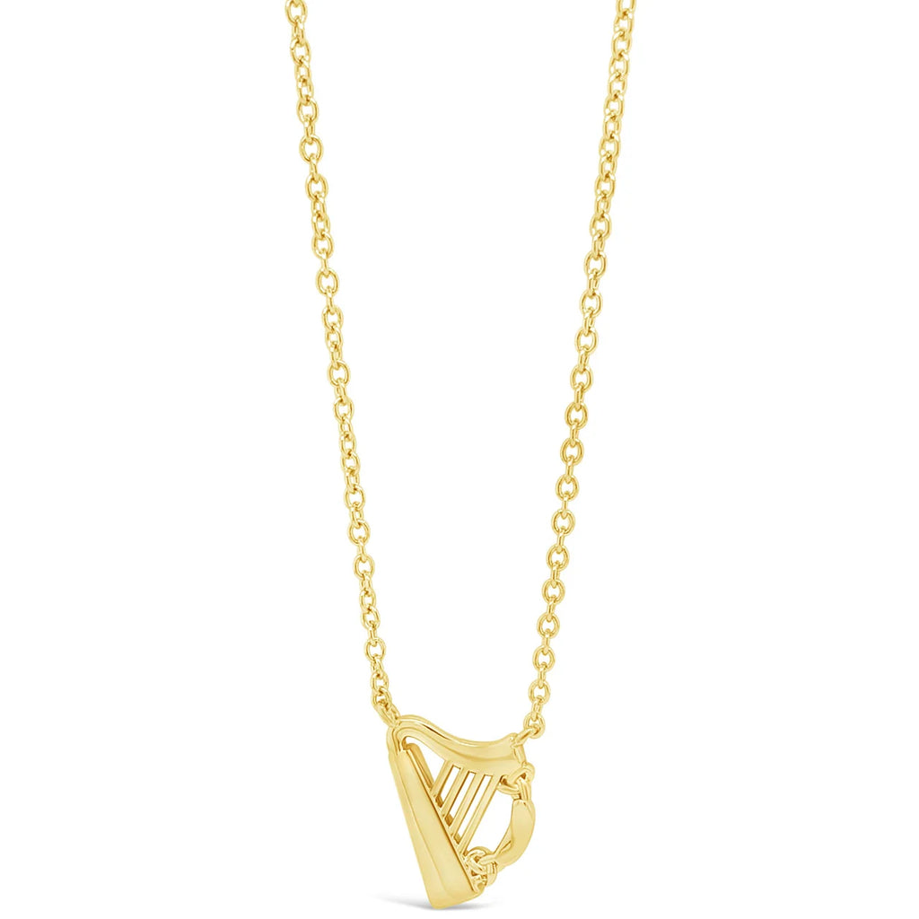 Séala Gold Harp Necklace