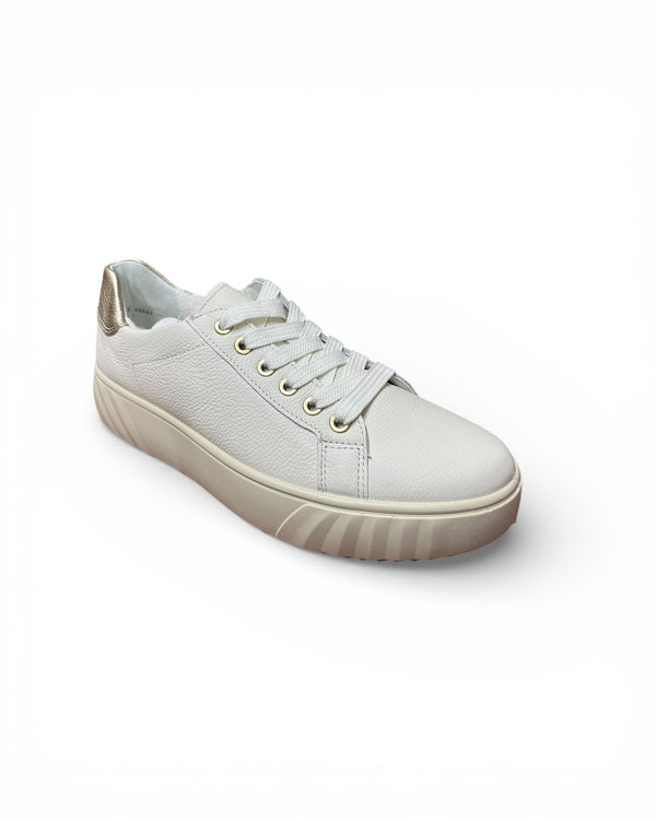 Ara Monaco Cream Flatform Trainers