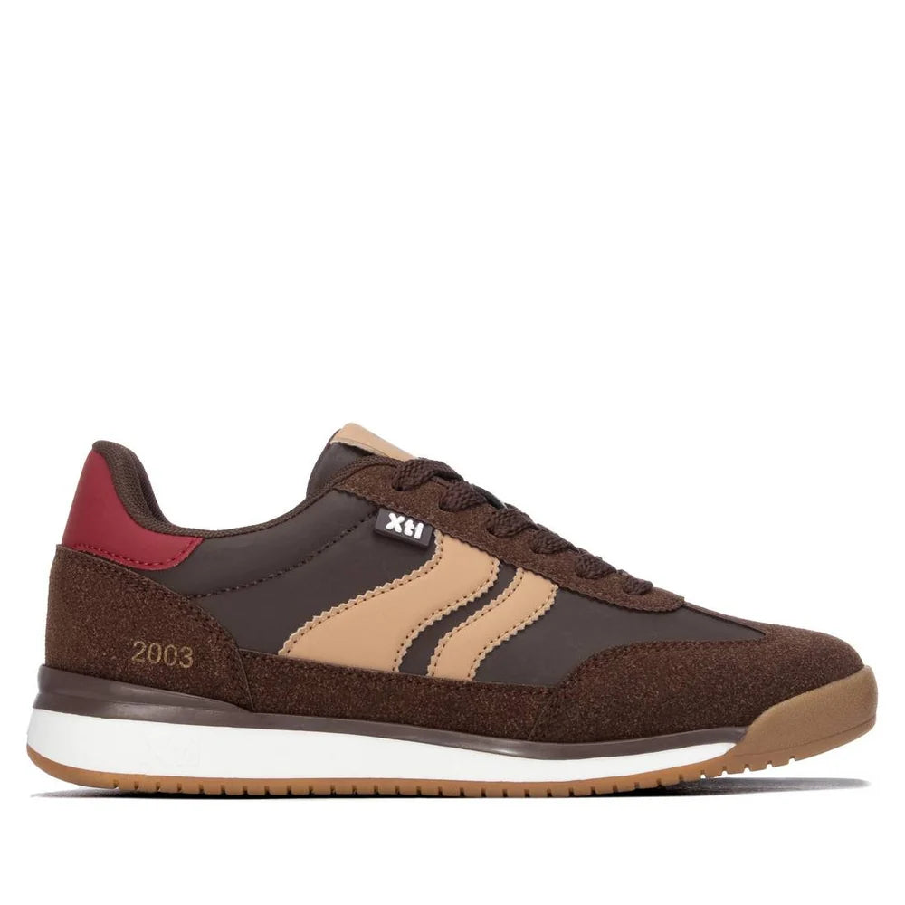 XTI 146398 Brown & Beige Trainers