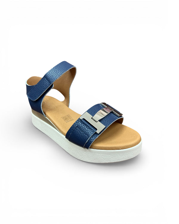 Oh My Sandal Navy Platform Sandal 5962