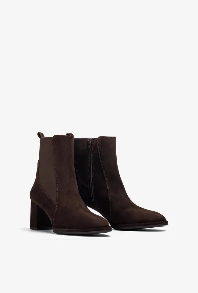 Unisa Luanco Chocolate Brown Suede Boots
