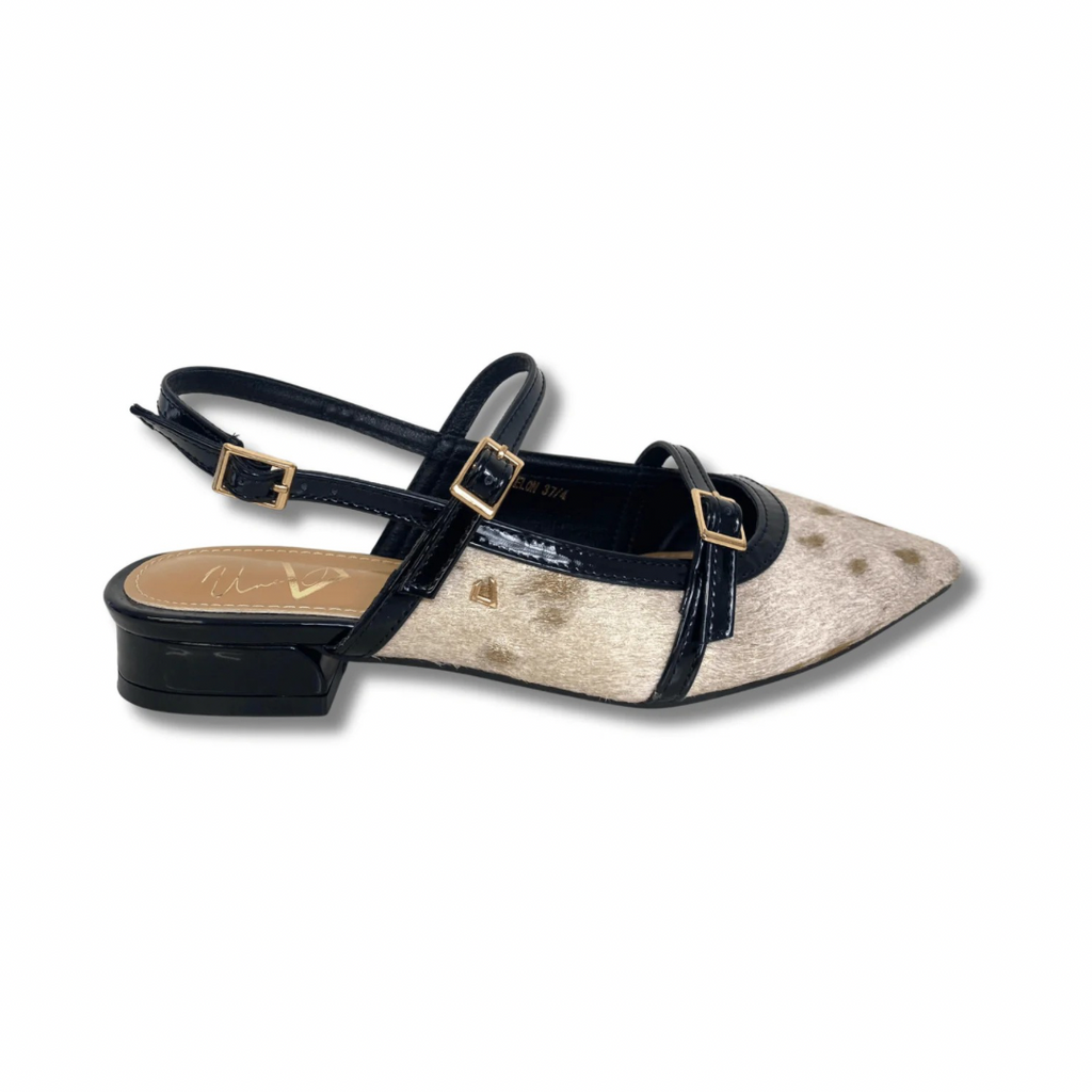Una Healy Watermelon Truffle Square Pointed Slingback
