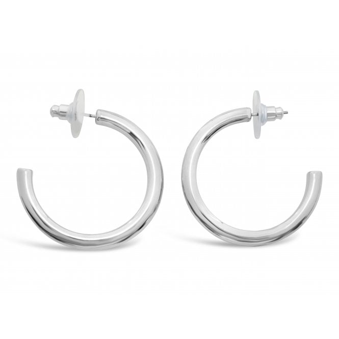Silver Large Hoop Earrings