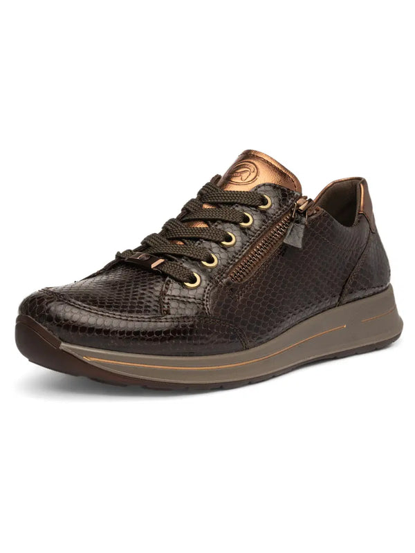 Ara Osaka 2.0 12-54801-64 Mocca Snake Print Trainers