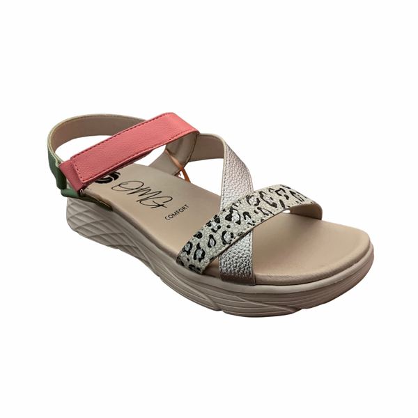 OMG Aswarby Peachy Wedge Sandals