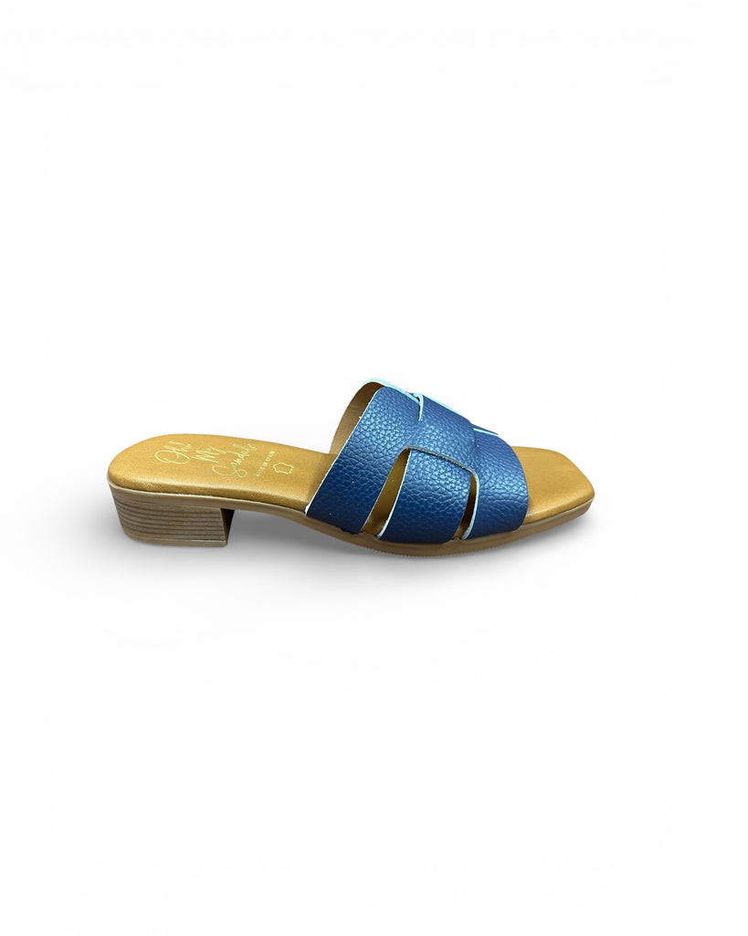 Oh My Sandal Navy Slider 5880