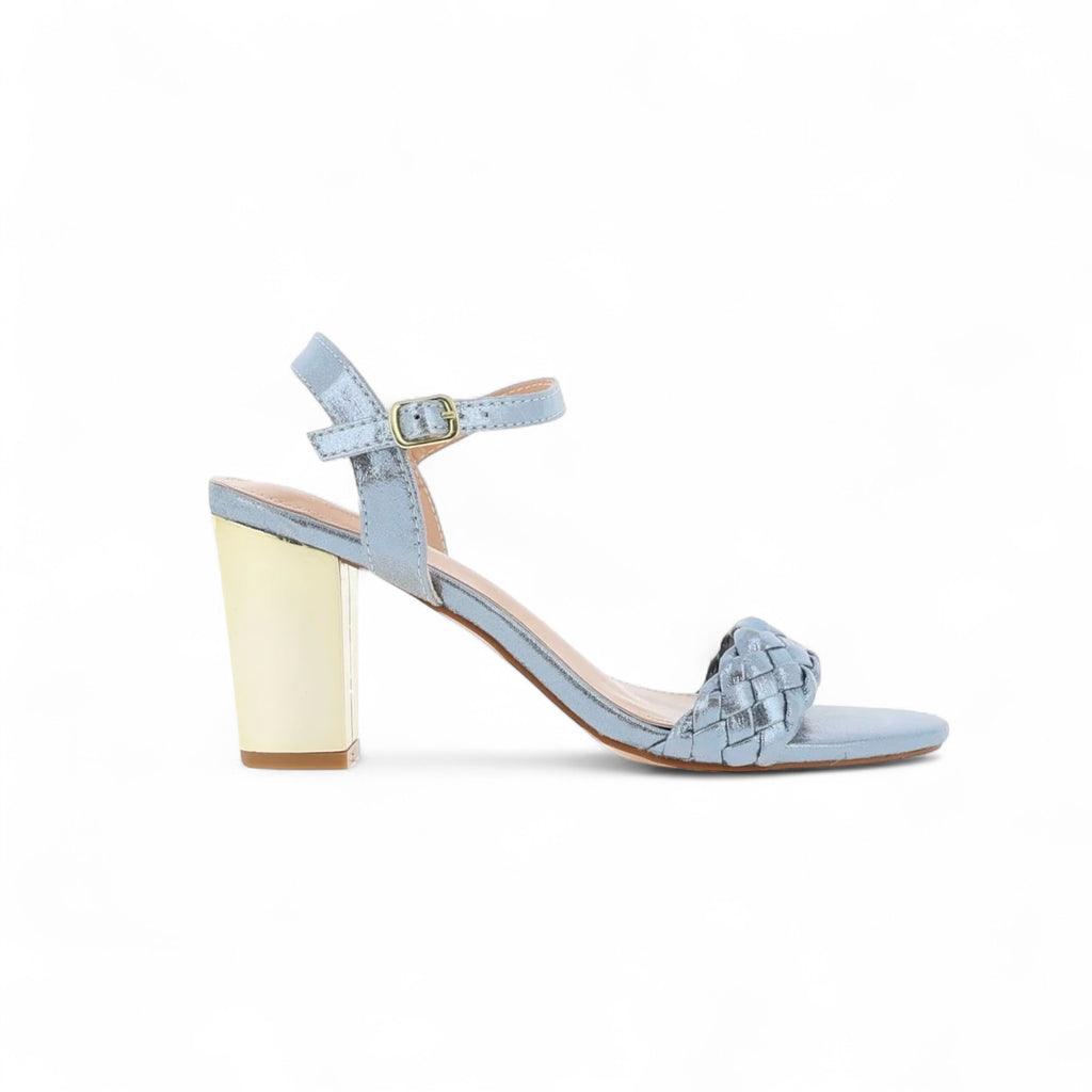 Sorento Heritage Sky Blue Heeled Sandals