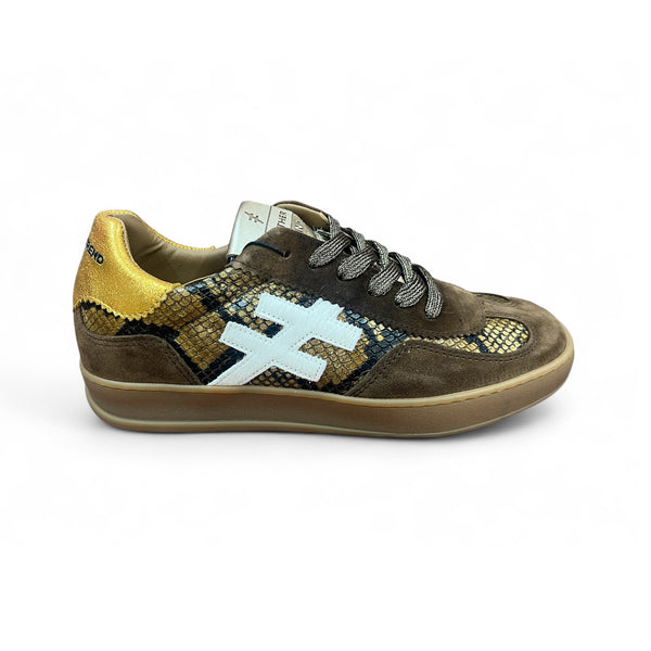 Another Trend Castãna Snake Print Gum Sole Trainers