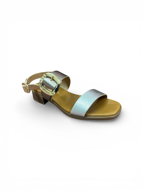 Oh My Sandal Multi Metallic Strappy Sandal 5894
