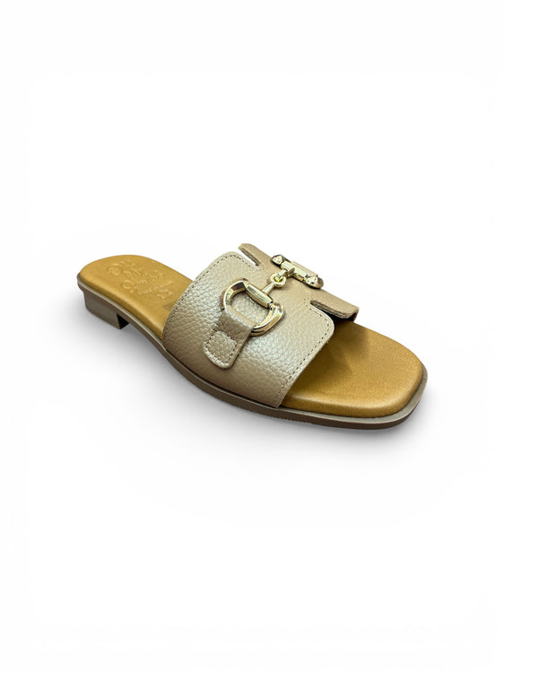 Oh My Sandal Taupe Slider 5872