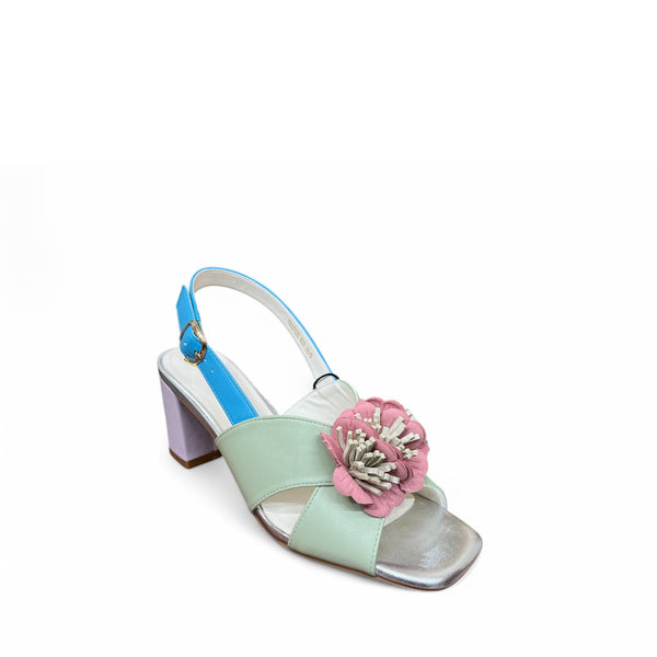 Dancing Matilda Trapeze 025 Pastel Slingback Sandals