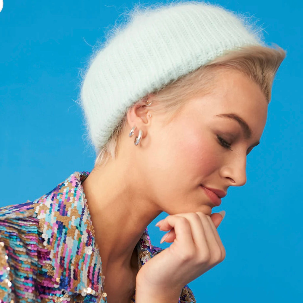 Mint Cashmere Blend Hat