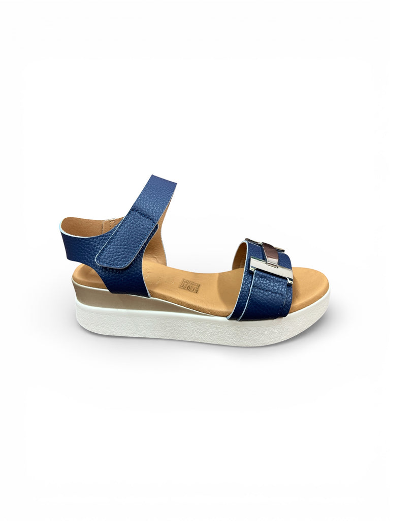 Oh My Sandal Navy Platform Sandal 5962