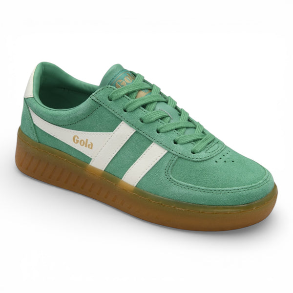 Gola Classics Women's Grandslam Jade Green Suede Trainers