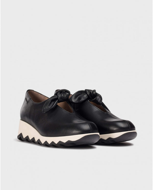 Wonders C-7611 Black Knot Loafers