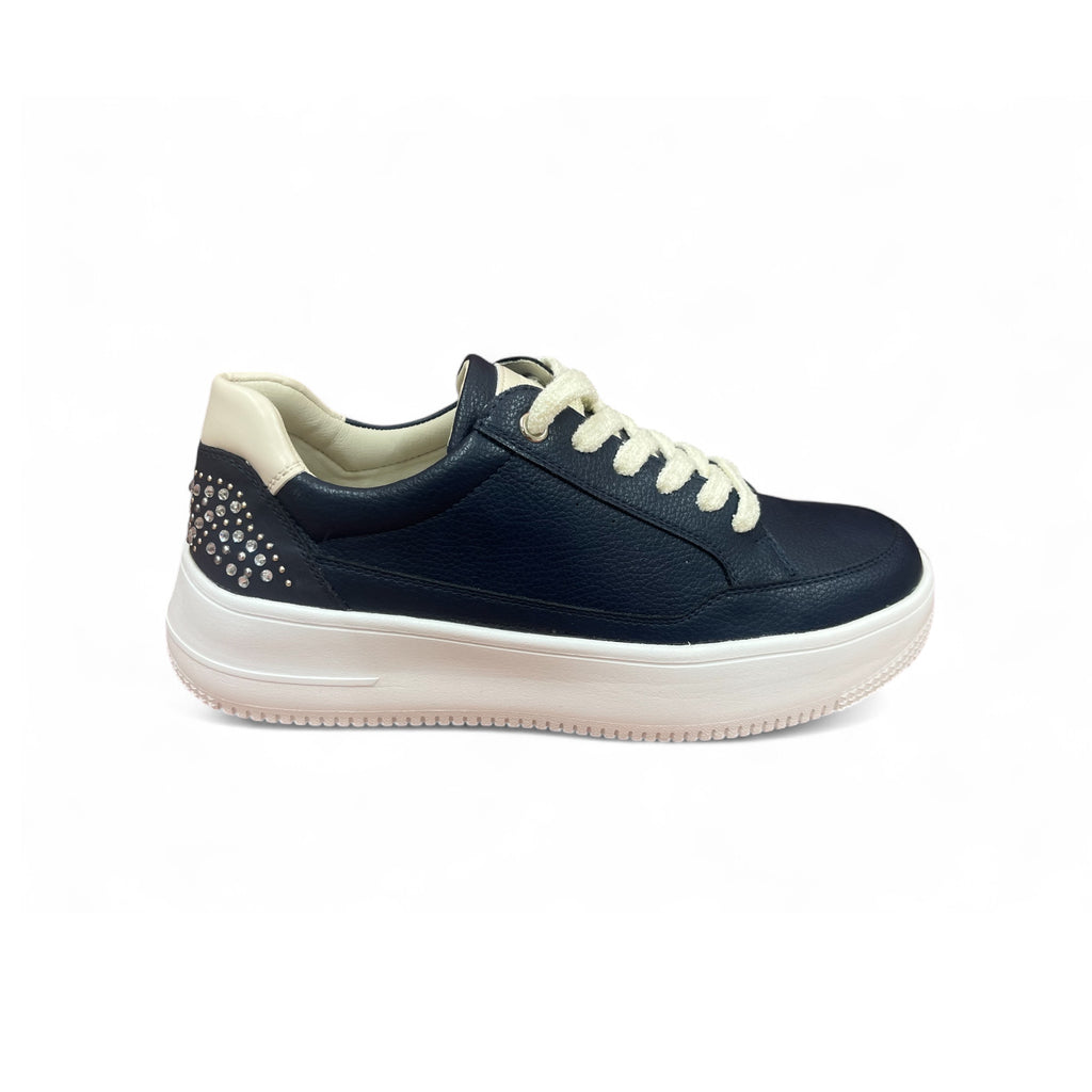Zanni & Co. Abula Cobalt Diamonte Trainers