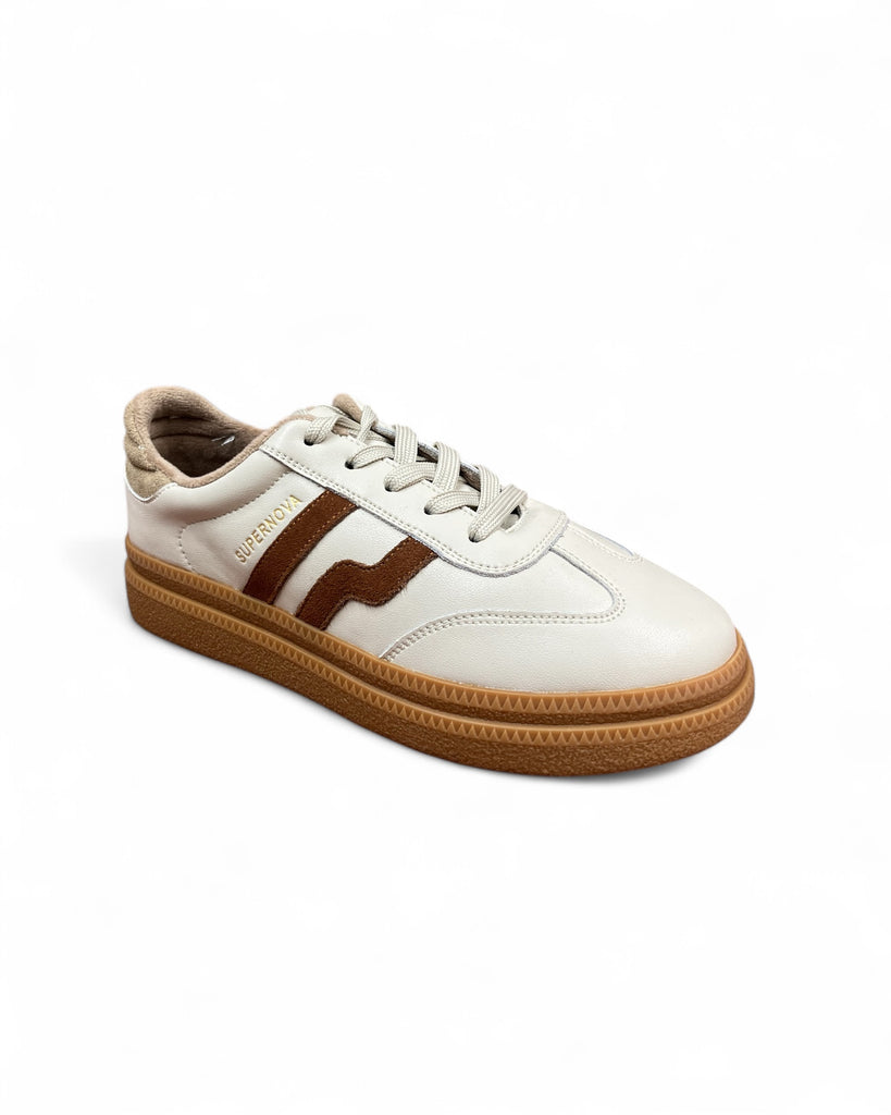 Drilleys Eighty Two Whipped Rustic Gum Sole Trainers