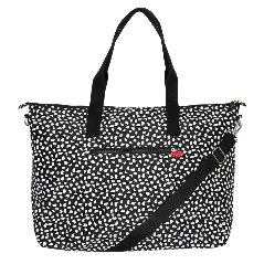 Donna May Black & White Spotty Weekender Bag