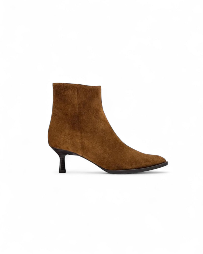 Unisa Lomas Tan Suede Ankle Boots