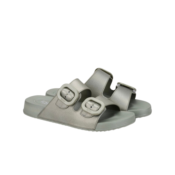 Igor Habana Brillo Patent Green Double Strap Sandal