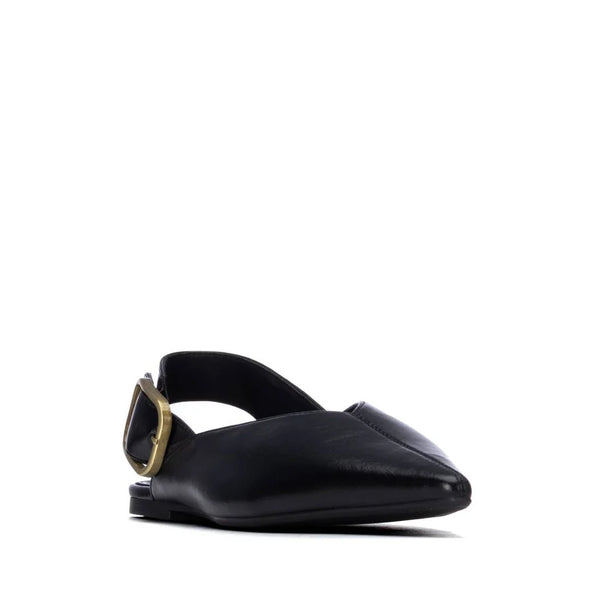 XTI 146399 Black Pointed Slingback Shoes