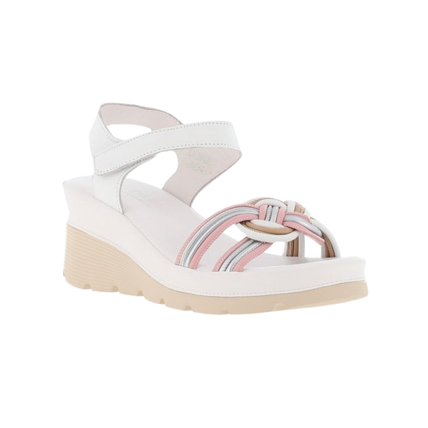 Patrizio Como Udine Rosa Nodo Wedge Sandals
