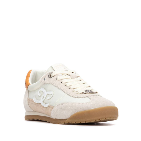 Carmela Beige & Nude Trainers 163119