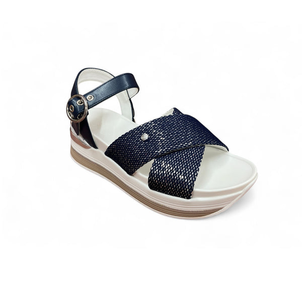 Tommy Bowe Madia Admiral Navy Sandals