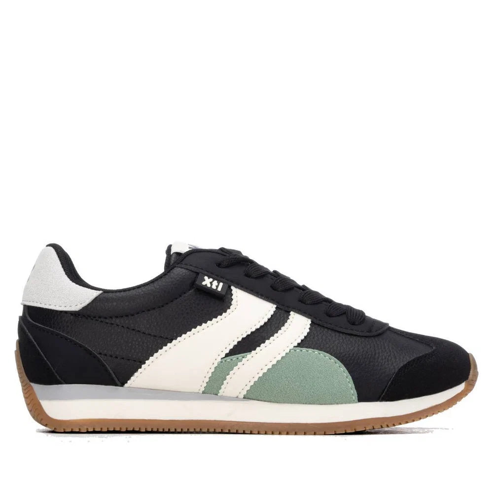 XTI 146275 Black, White & Mint Trainers