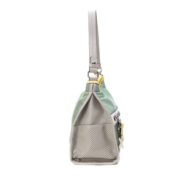Green & Grey XTI Shoulder Handbag