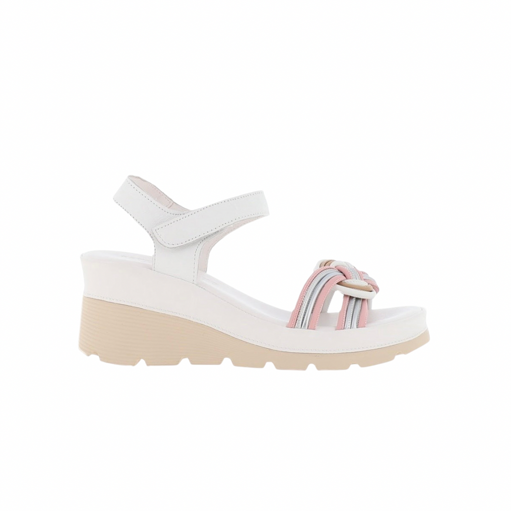 Patrizio Como Udine Rosa Nodo Wedge Sandals
