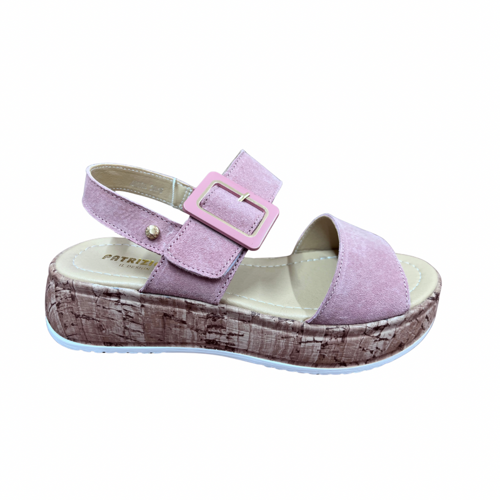 Patrizio Como Ardea Rosa Flatform Sandals