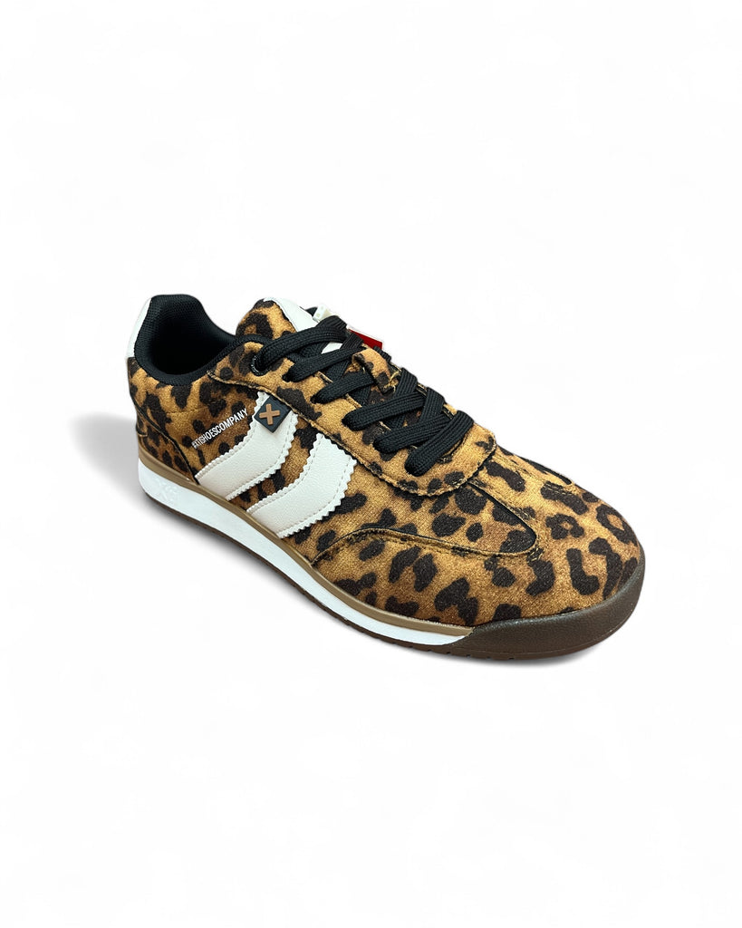 XTI Leopard Print Trainers