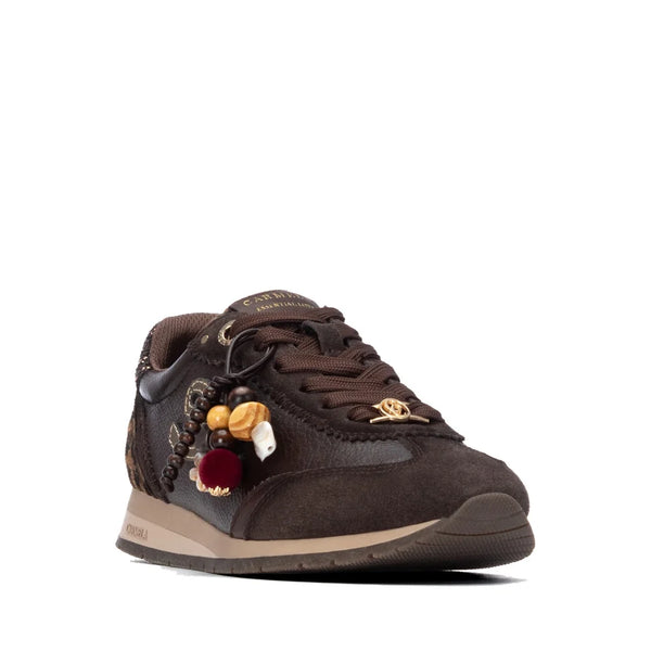 Carmela 164234 Brown & Leopard Trainers