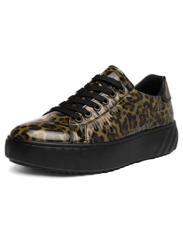 Ara Monaco 12-46523-33 Olive Leopard Trainers