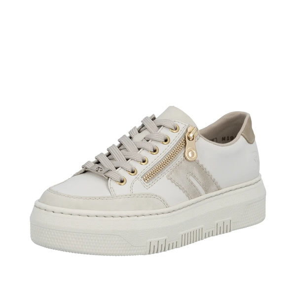 Rieker White Beige Trainers M1912-80