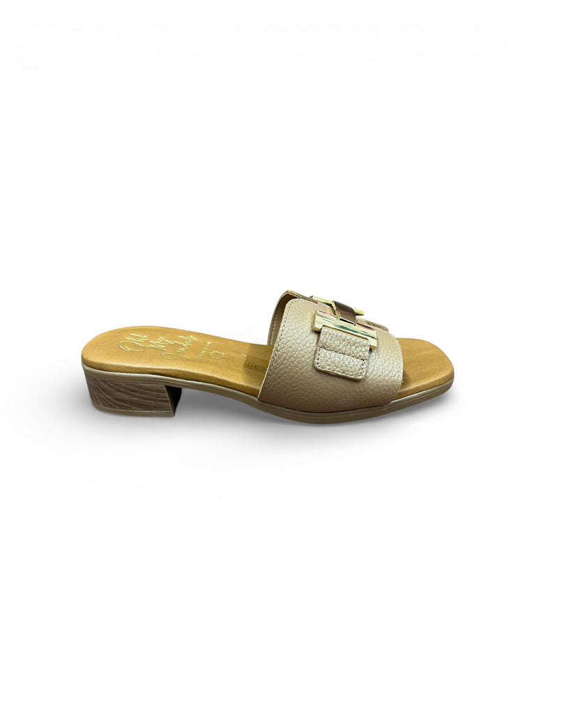 Oh My Sandal Taupe Slider 5890