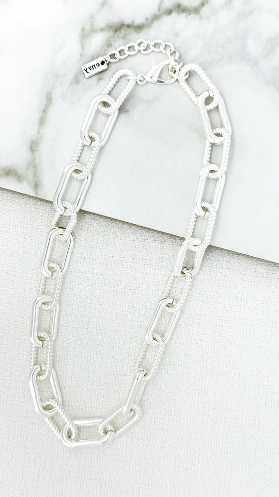 Silver Chunky Chain Necklace