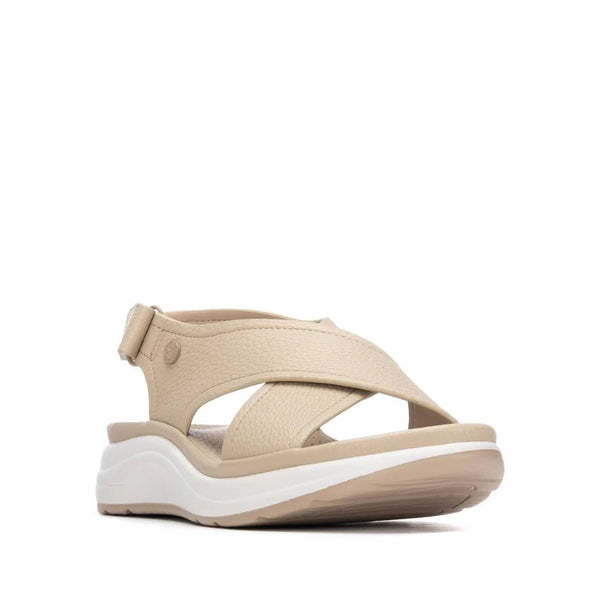 XTI Beige Crisscross Sandals 145172
