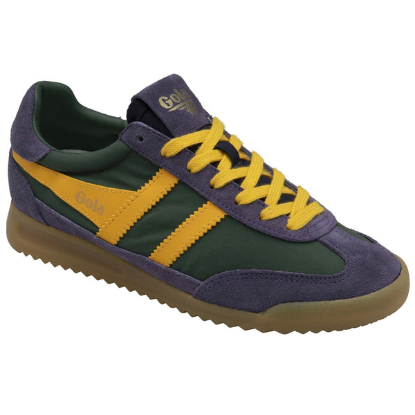 Gola Firefly Evergreen, Plum & Sun Trainers