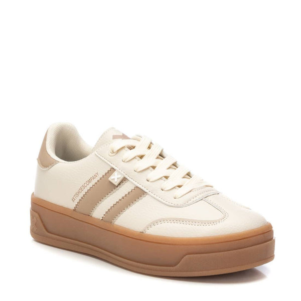 XTI Beige Chunky Gum Sole Trainers 143645