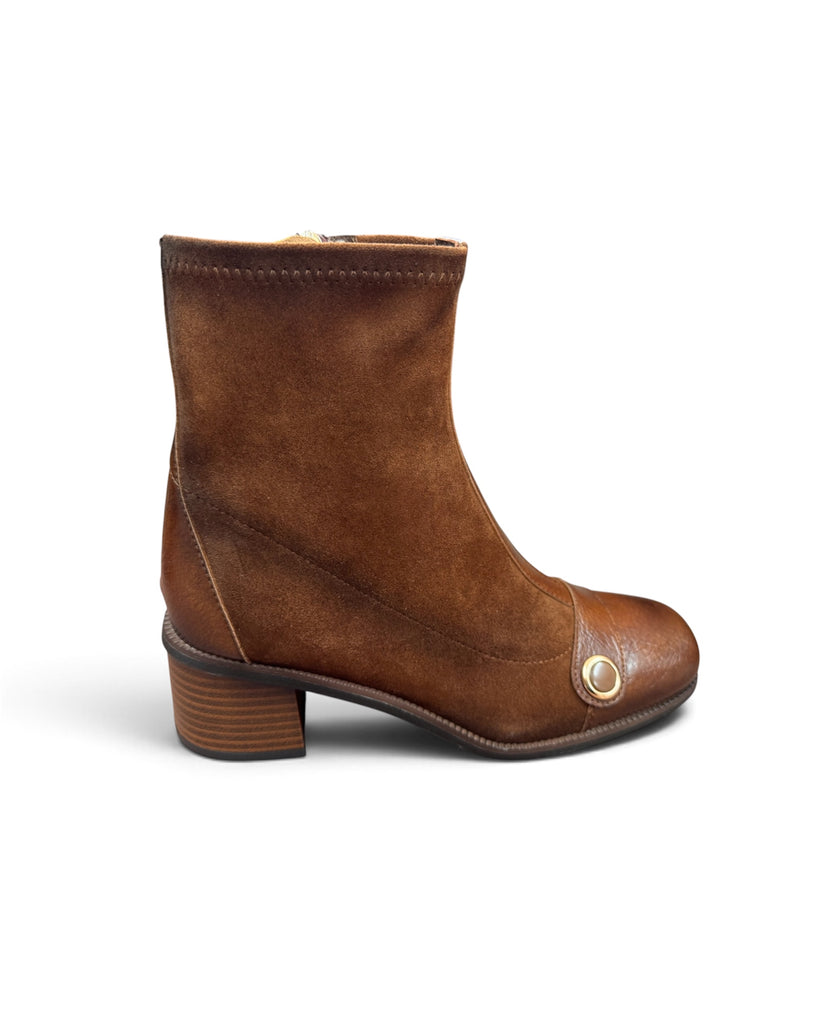 Patrizio Como Serri Carmello Block Heel Ankle Boots