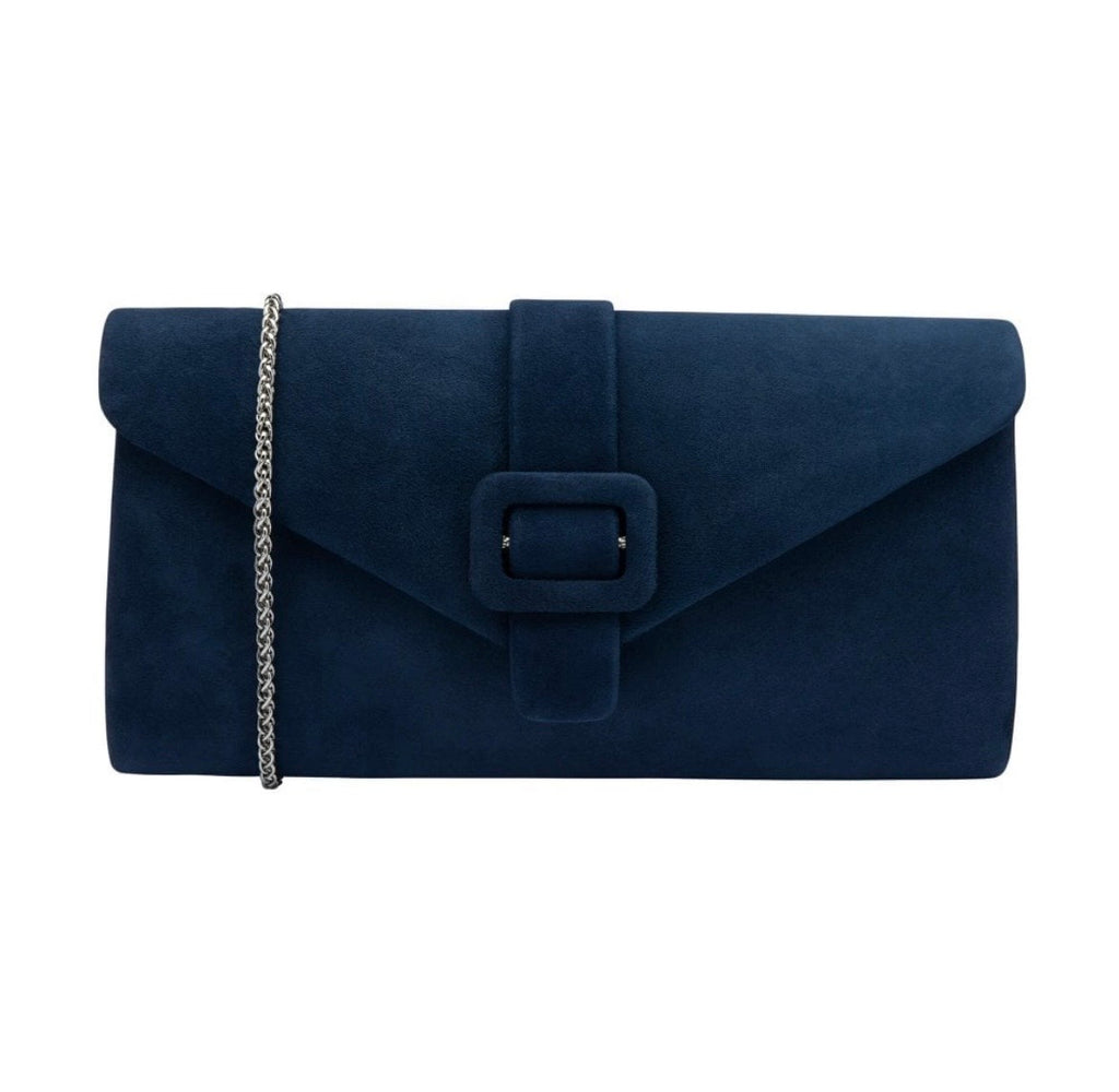 Lotus Navy Suede Aletta Bag
