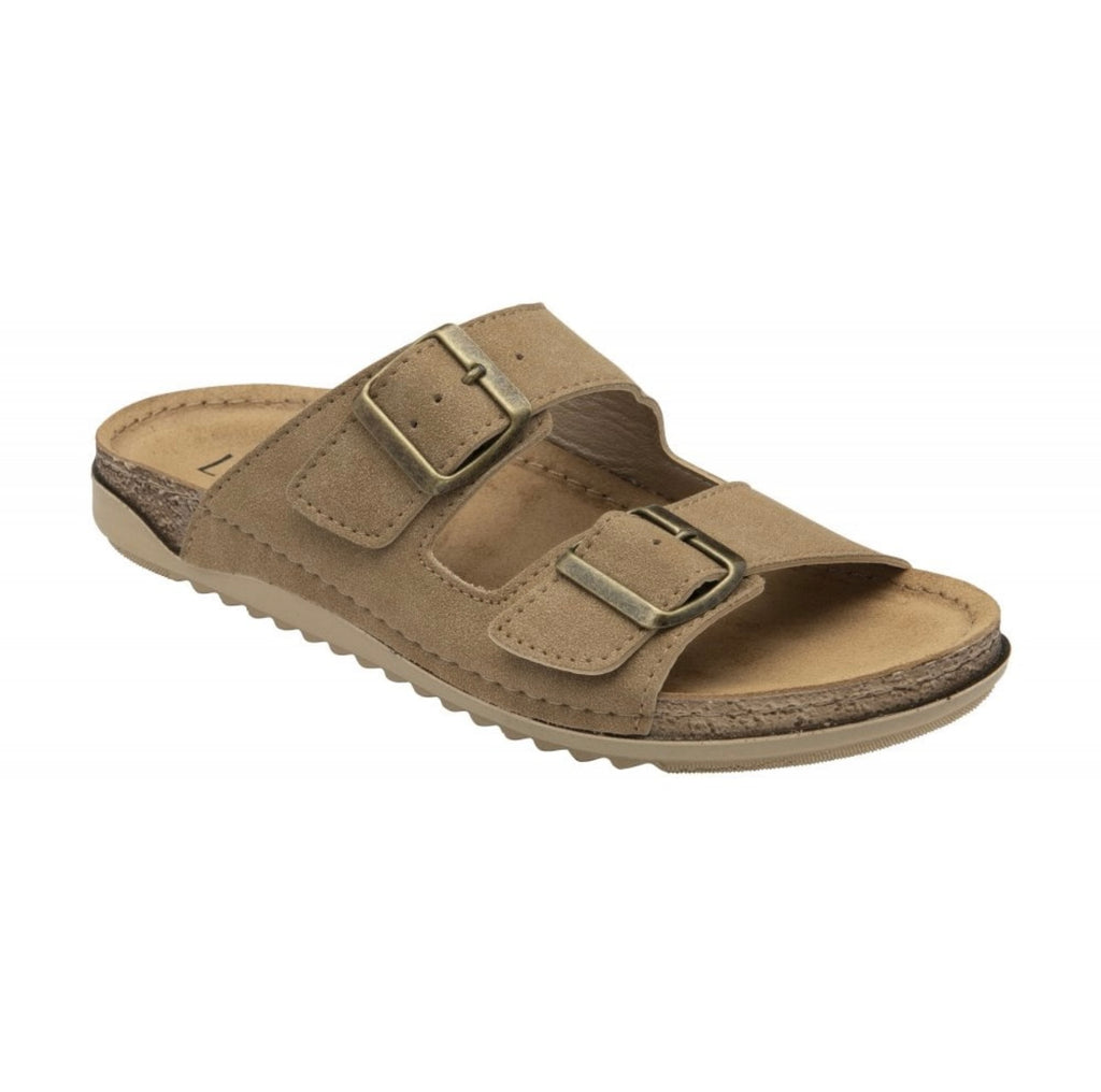 Natural Trento Open Toe Mules Lotus Sandals