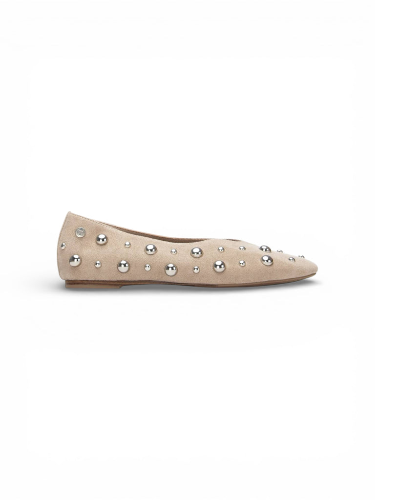 XTI Taupe Studded Pump 145283