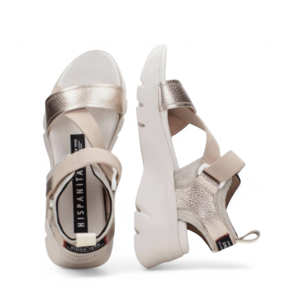 Hispanitas HV254007 Dakar Champagne Leather Sandals