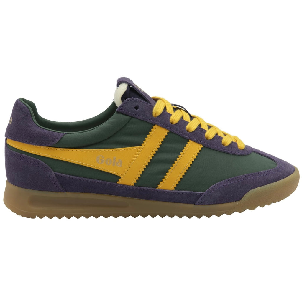 Gola Firefly Evergreen, Plum & Sun Trainers