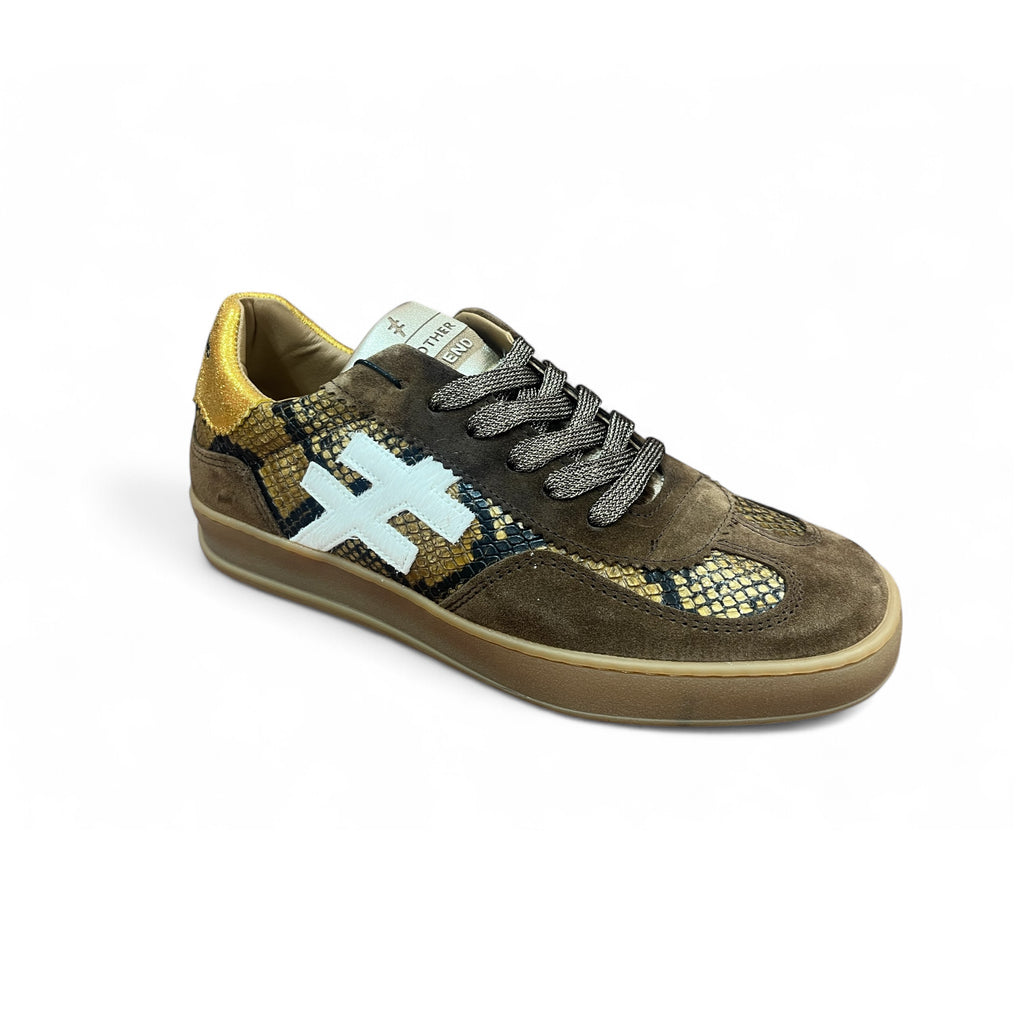 Another Trend Castãna Snake Print Gum Sole Trainers