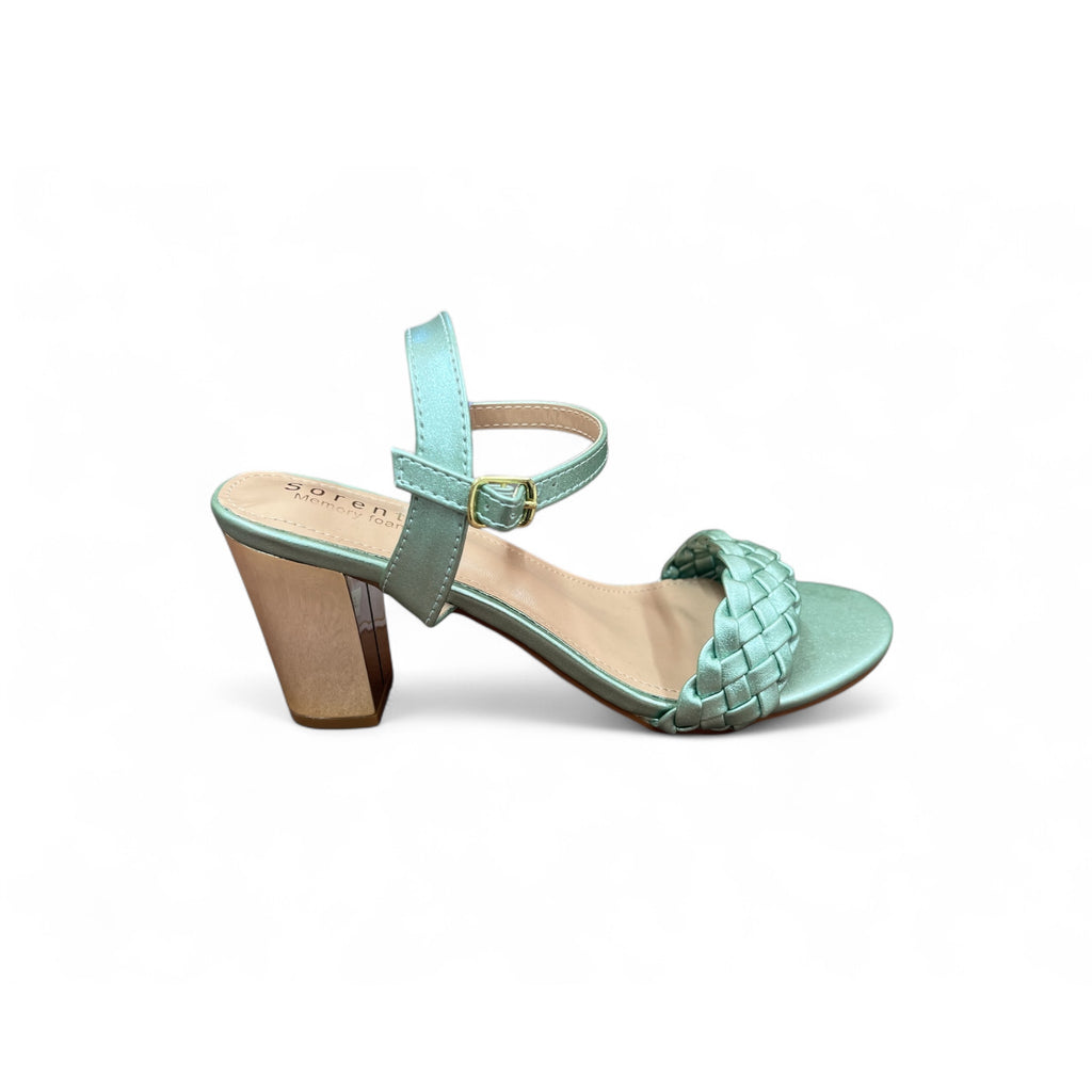 Sorento Heritage Lime Heeled Sandals